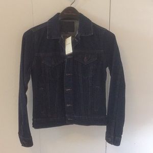 NWT lucky brand women’s denim crop jacket size xs